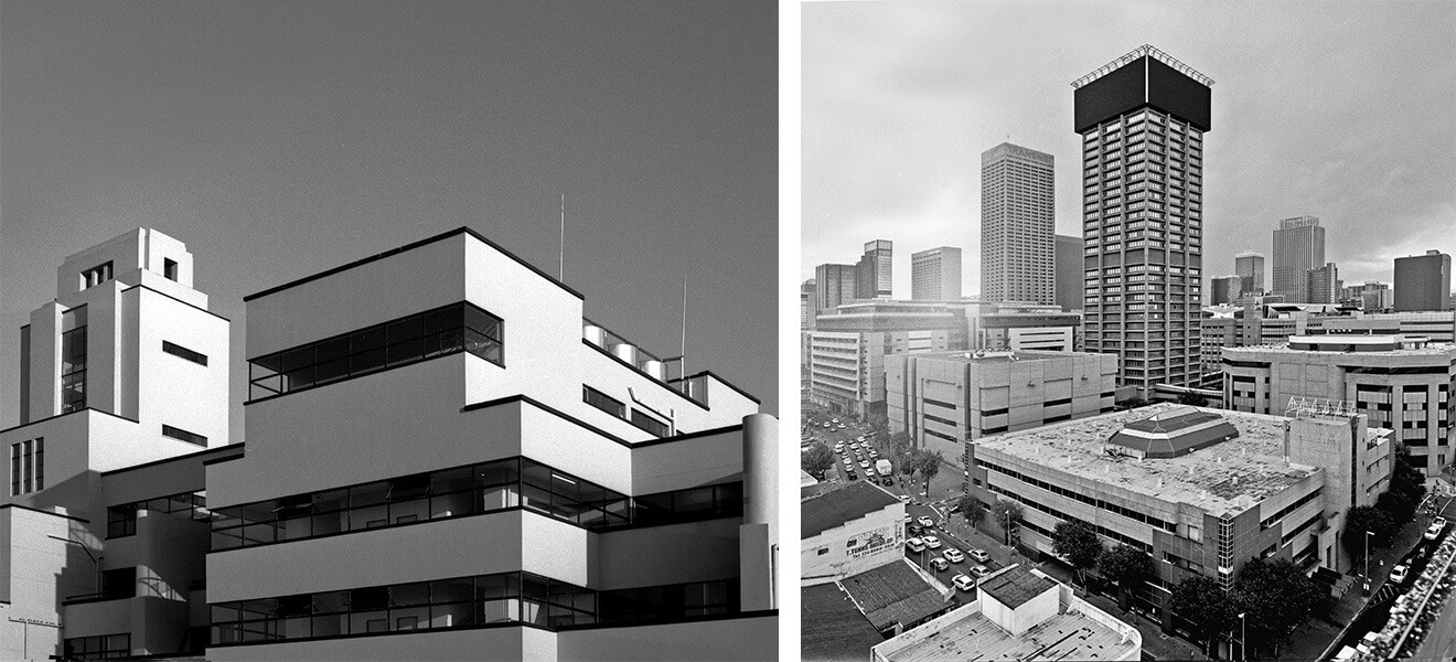 Chrysler House captured the spirit of the late '30s automobile age in Johannesburg; Sandglen Tower, now Absa Tower. Chrysler House captured the spirit of the late '30s automobile age in Johannesburg; Sandglen Tower, now Absa Tower.